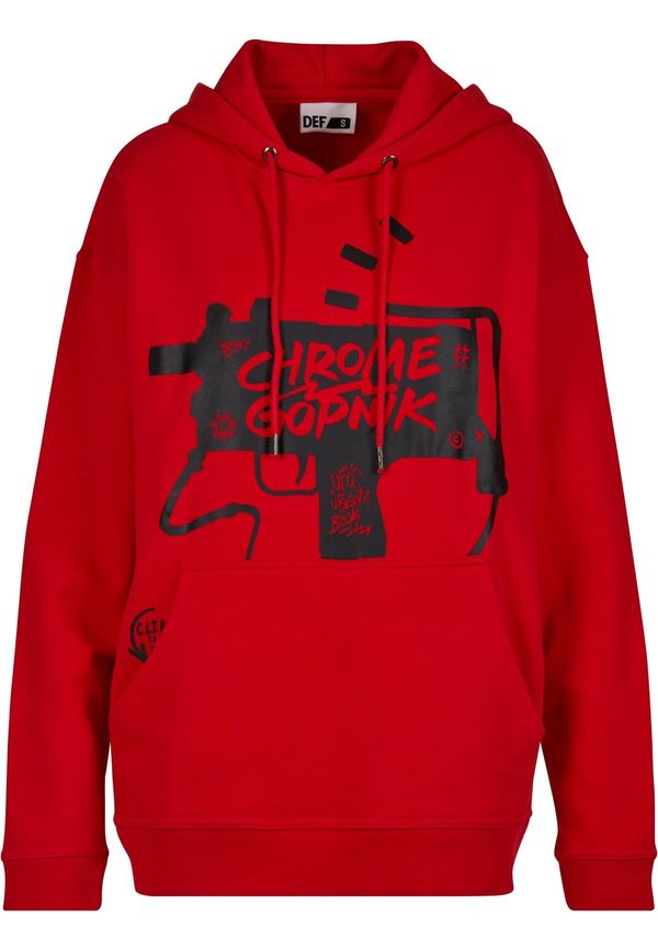 DEF DEF Суичър  червено / черно