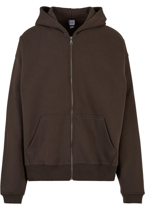 DEF DEF Суичъри с качулка  тъмнокафяво