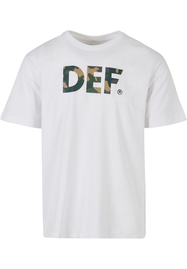 DEF DEF Тениска  бежово / елхово зелено / бяло