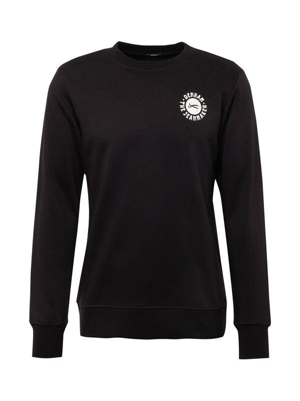 DENHAM DENHAM Суичър  черно / бяло