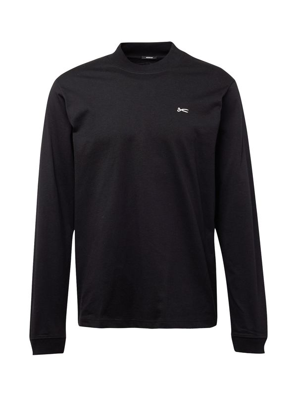 DENHAM DENHAM Тениска 'AMERICANA'  черно / бяло