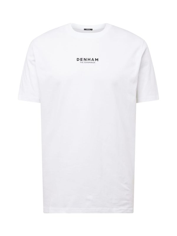 DENHAM DENHAM Тениска 'LIBRARY'  сиво / черно / бяло