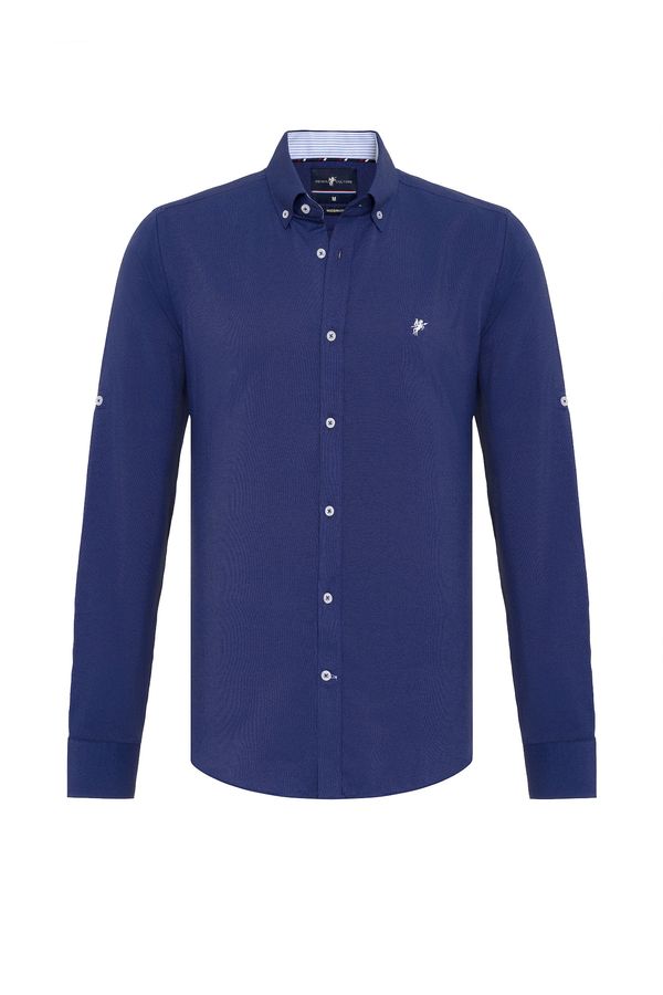 DENIM CULTURE DENIM CULTURE Бизнес риза  кралско синьо