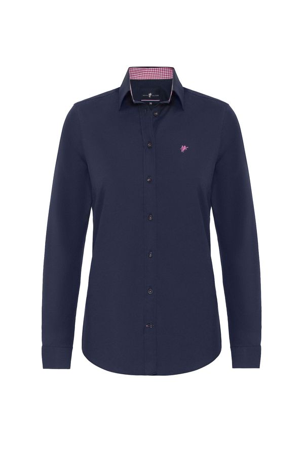 DENIM CULTURE DENIM CULTURE Блуза 'ALISHA'  морскосиньо / орхидея