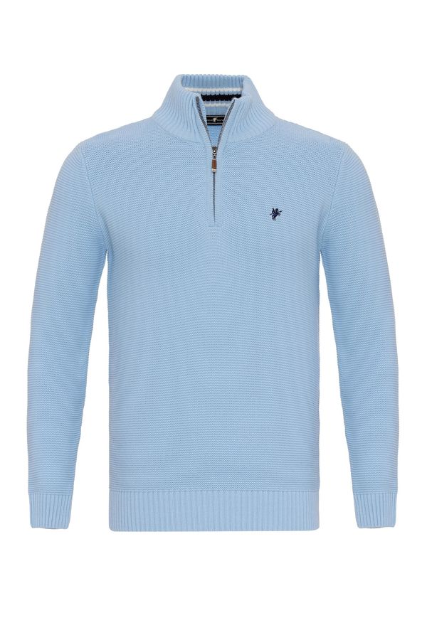 DENIM CULTURE DENIM CULTURE Пуловер 'DIOGO '  синьо / нейви синьо