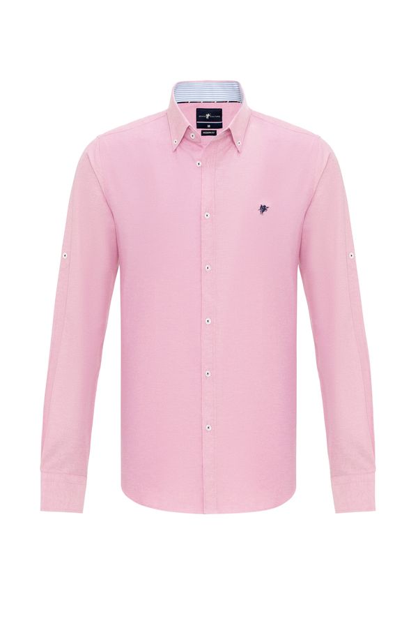 DENIM CULTURE DENIM CULTURE Риза 'Erling'  пепел от рози