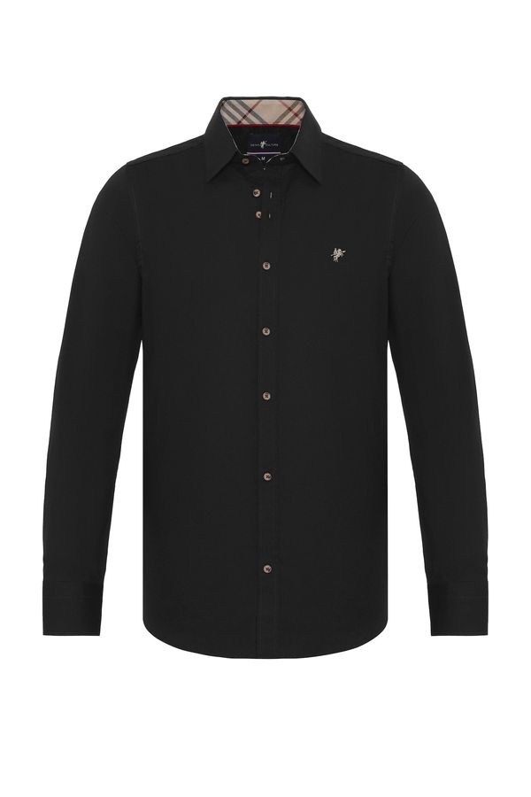 DENIM CULTURE DENIM CULTURE Риза 'FEDERICO'  бежово / червено / черно