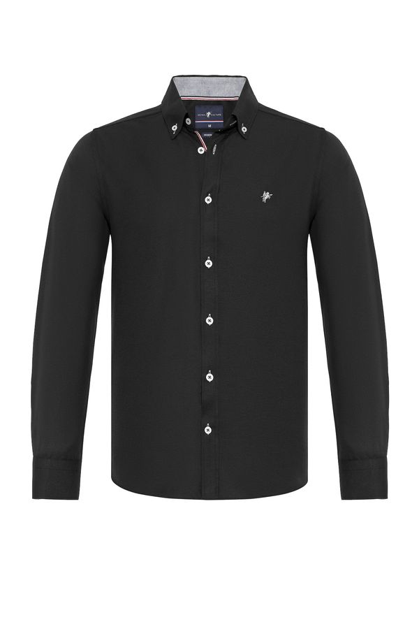 DENIM CULTURE DENIM CULTURE Риза 'JADON'  черно