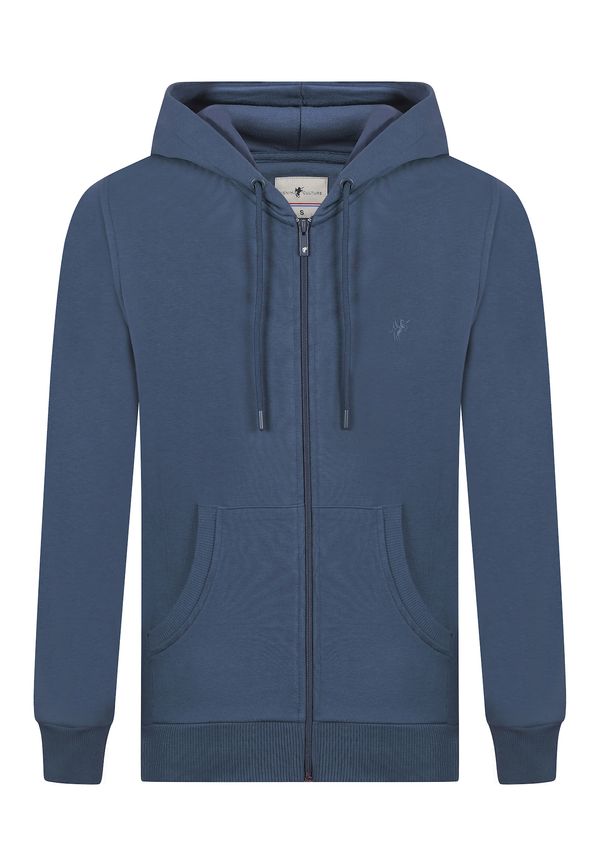 DENIM CULTURE DENIM CULTURE Суичъри с качулка ' PEDRO '  индиго