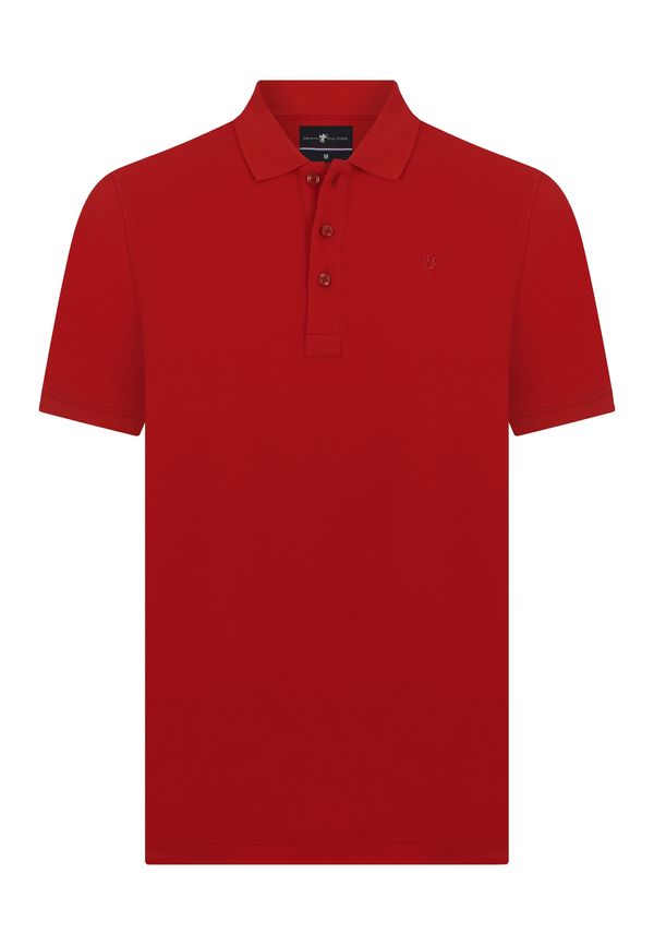 DENIM CULTURE DENIM CULTURE Тениска 'JONATHAN'  червено