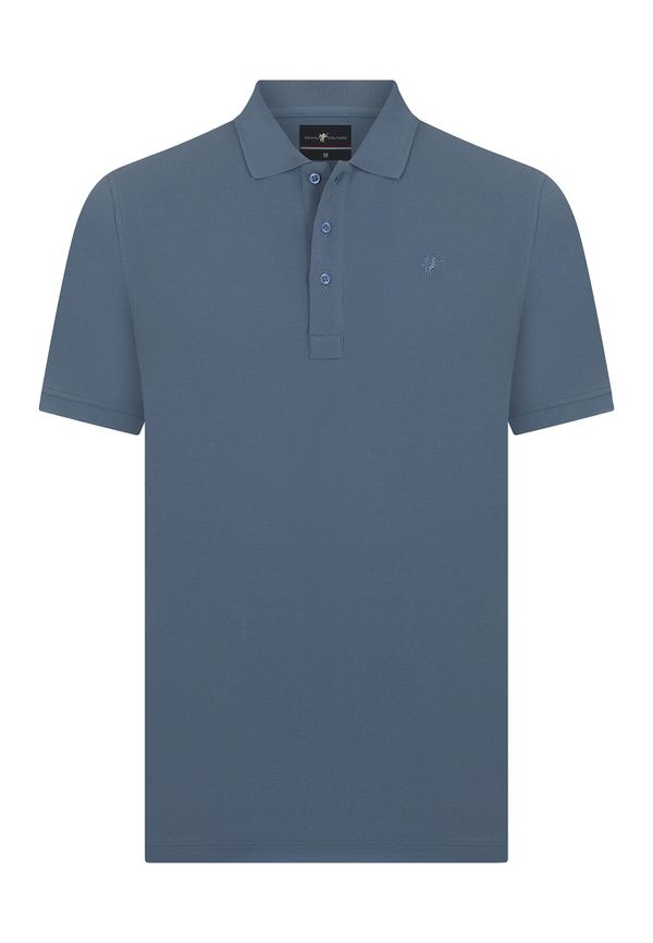 DENIM CULTURE DENIM CULTURE Тениска 'JONATHAN'  индиго