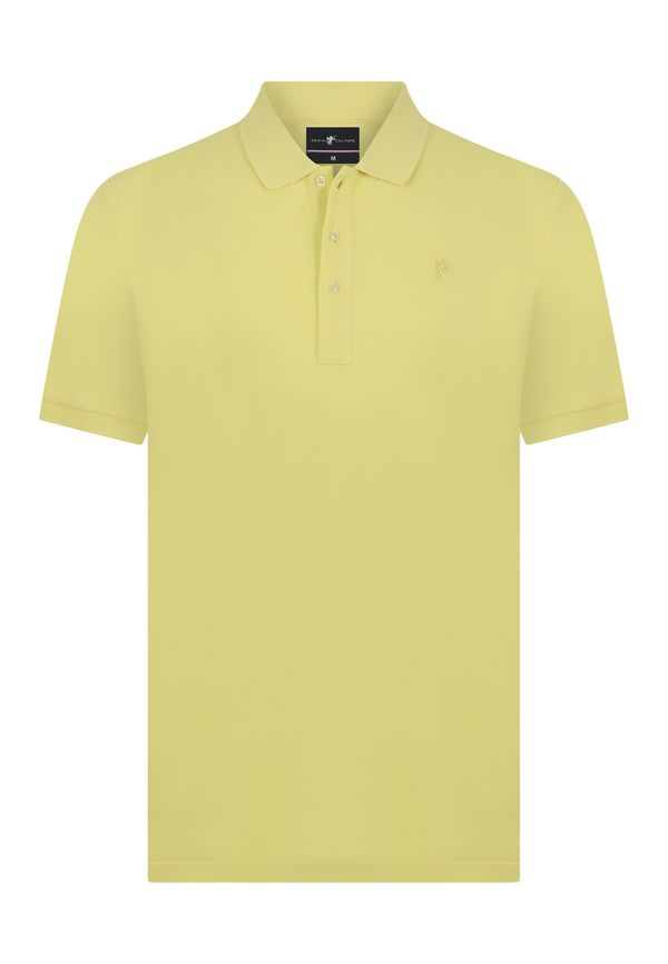 DENIM CULTURE DENIM CULTURE Тениска 'JONATHAN'  жълто