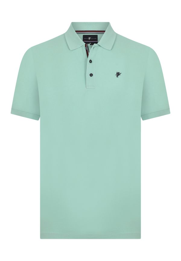 DENIM CULTURE DENIM CULTURE Тениска ' TADAS '  нейви синьо / мента