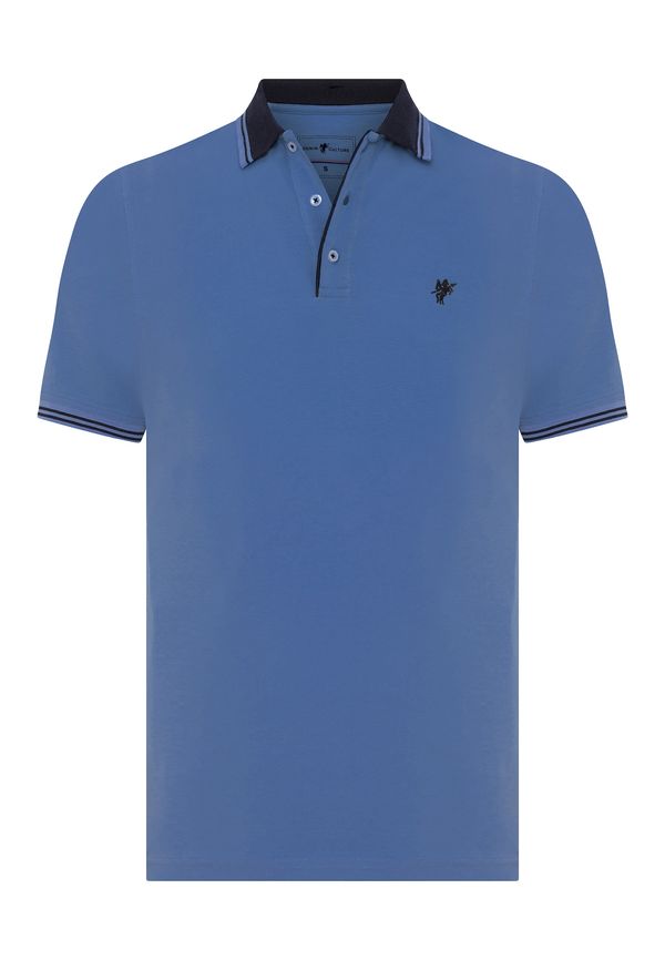 DENIM CULTURE DENIM CULTURE Тениска 'ZORAN'  тъмносиньо