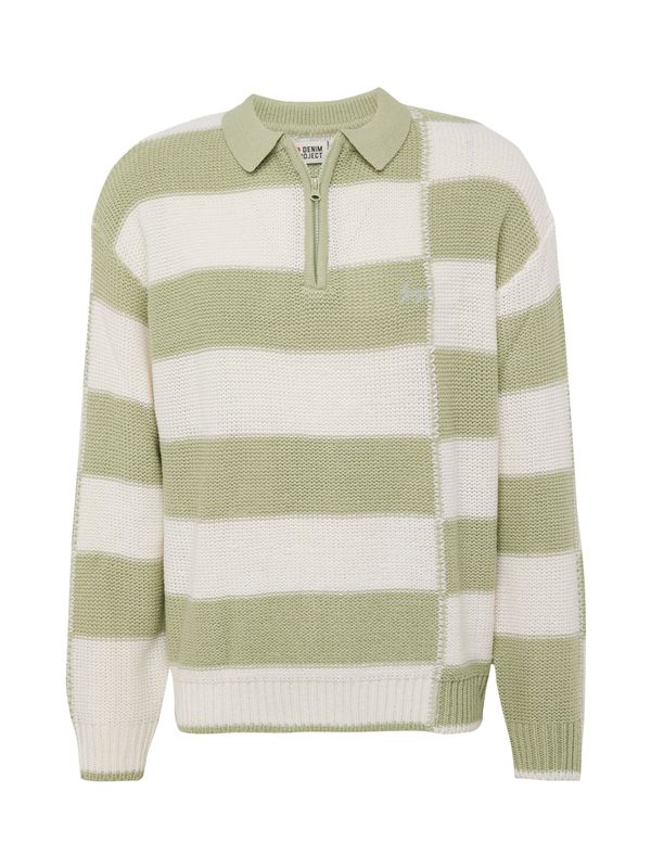 Denim Project Denim Project Пуловер  ябълка / бяло