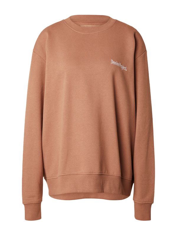 Denim Project Denim Project Суичър 'WASTA'  светлокафяво