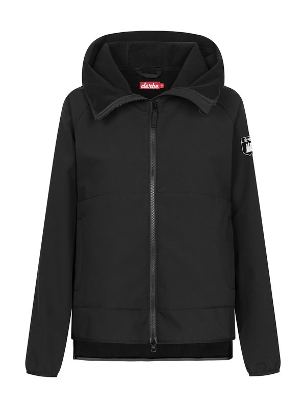 Derbe Derbe Преходно яке 'Peutby'  черно / бяло
