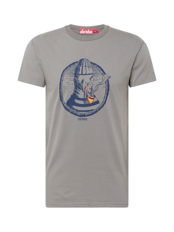 Derbe Derbe Тениска 'Matrosenmöwe'  нейви синьо / тъмносиво / оранжево