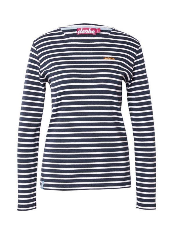 Derbe Derbe Тениска  нейви синьо / оранжево / бяло