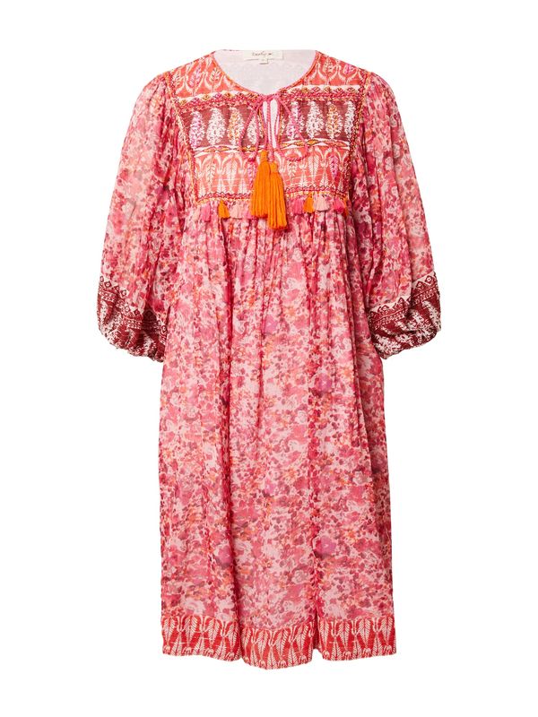Derhy Derhy Рокля 'CABALA ROBE'  боровинка / оранжево / бледорозово / пастелно червено