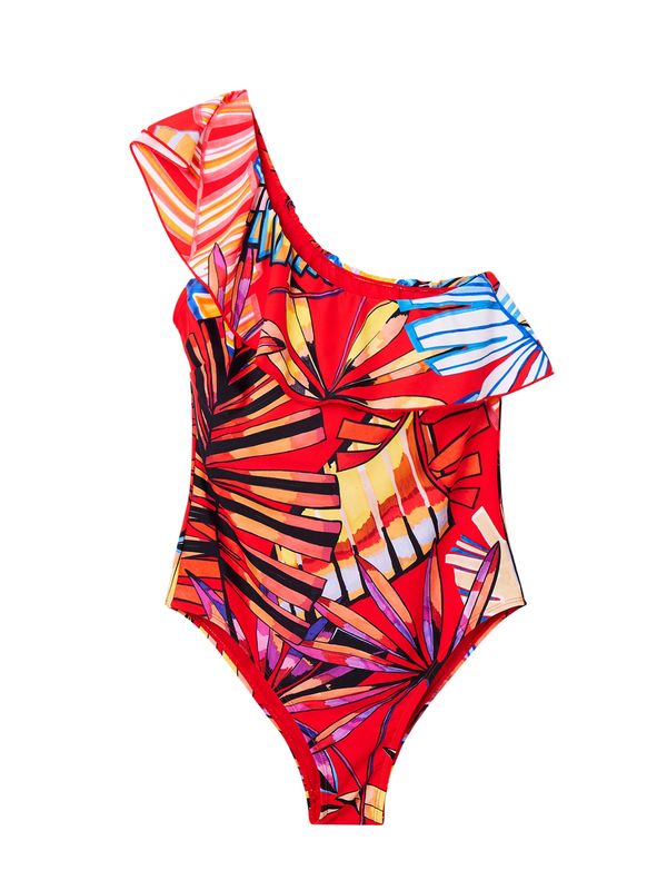 Desigual Desigual Бански костюм  светлосиньо / светлооранжево / ярко червено / черно