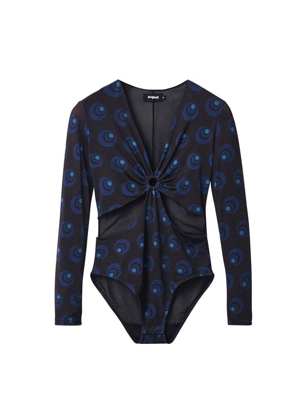 Desigual Desigual Блуза боди 'Butzy'  синьо / морскосиньо / светлосиньо