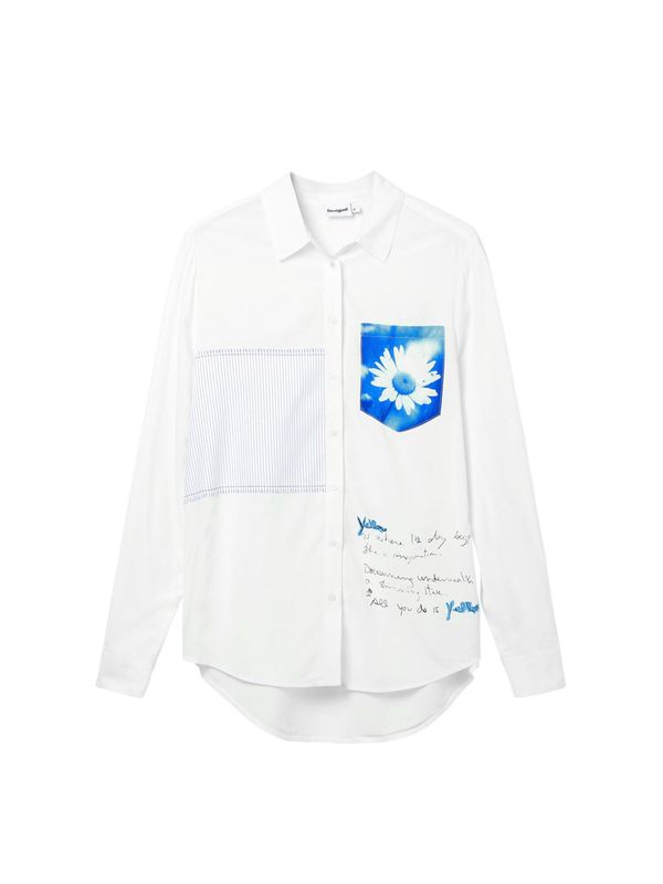 Desigual Desigual Блуза  синьо / черно / бяло