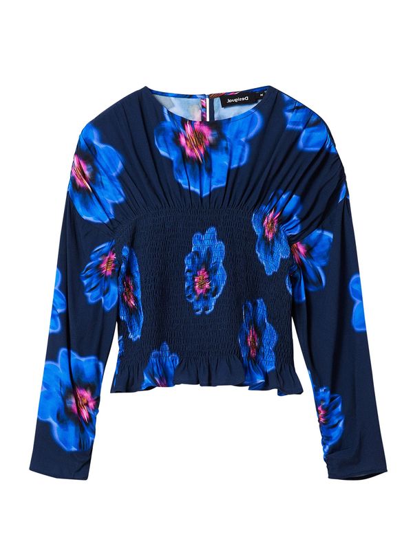 Desigual Desigual Блуза  синьо / морскосиньо / оранжево / розово
