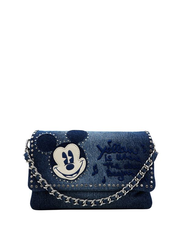 Desigual Desigual Чанта за през рамо 'Mickey Mouse'  бежово / син деним