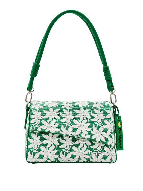 Desigual Desigual Чанта за през рамо 'Viceversa'  зелено / бяло