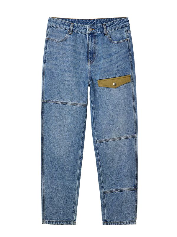 Desigual Desigual Дънки 'Spike'  син деним / маслина