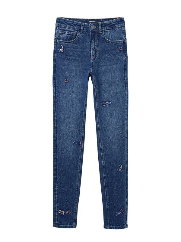 Desigual Desigual Дънки  тъмносиньо / кафяво / пастелно розово / бяло