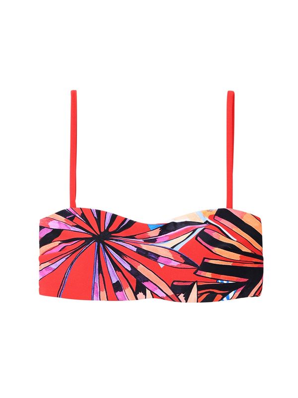 Desigual Desigual Горнище на бански 'Playa'  светлолилаво / праскова / тъмно коралово / черно