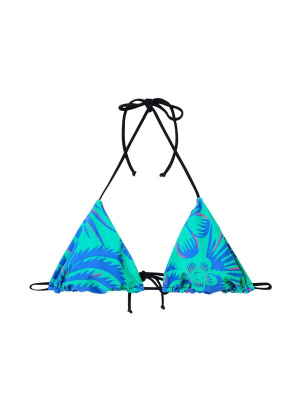 Desigual Desigual Горнище на бански 'Rush'  кралско синьо / нефритено зелено / розово / черно