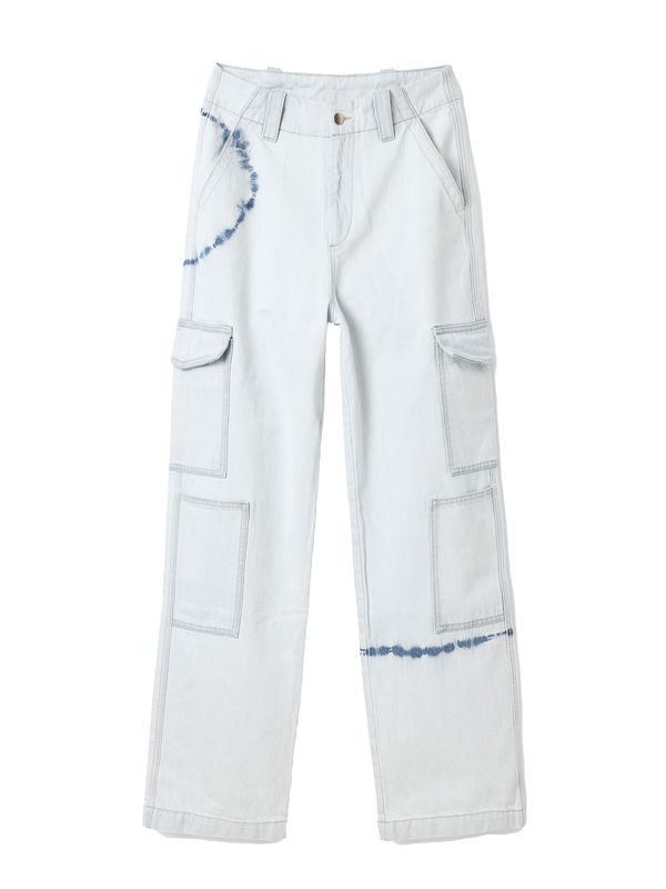 Desigual Desigual Карго дънки 'Senda'  синьо / бял деним