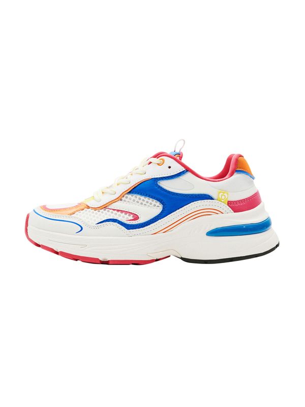 Desigual Desigual Ниски маратонки  синьо / жълто / оранжево / червено / бяло