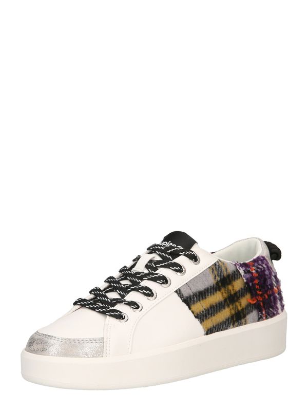 Desigual Desigual Ниски маратонки 'TARTAN'  пъстро / черно / сребърно / бяло