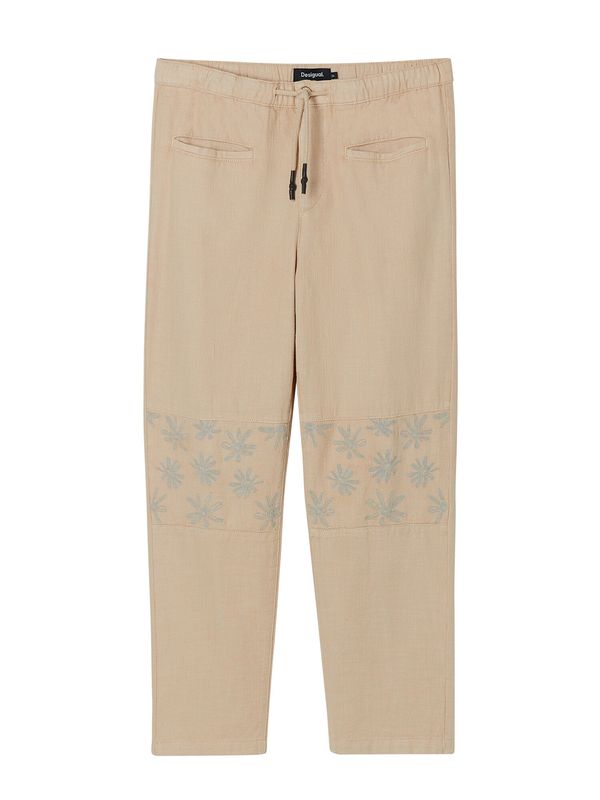 Desigual Desigual Панталон  бежово / сиво