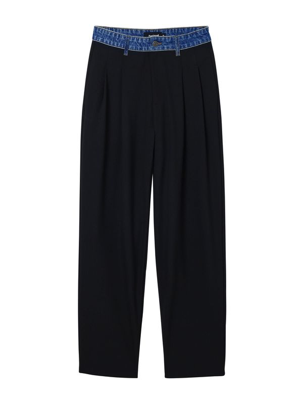 Desigual Desigual Панталон с набор  син деним / черно