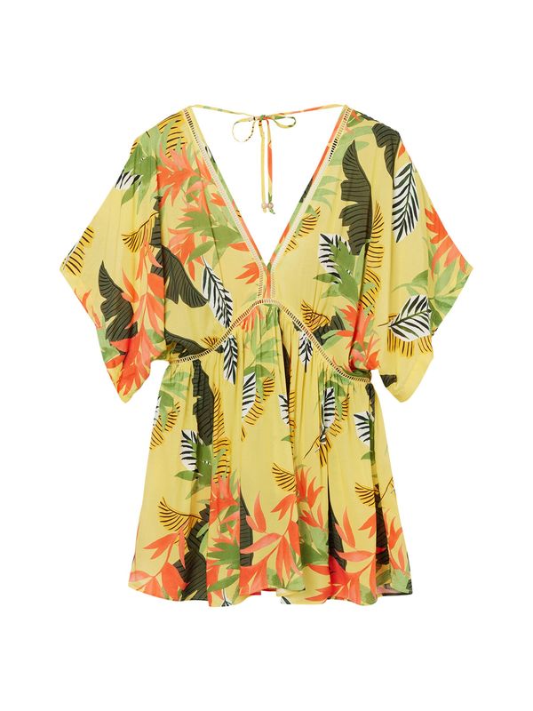 Desigual Desigual Плажна рокля  жълто / пъстро