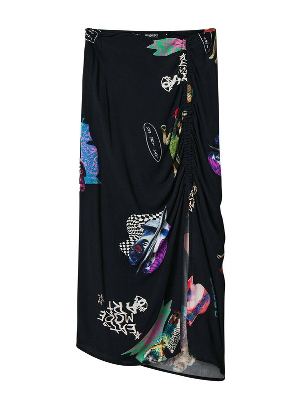 Desigual Desigual Пола 'Lucea'  синьо / зелено / черно / бяло