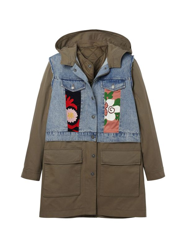 Desigual Desigual Преходна парка  зелено / мента