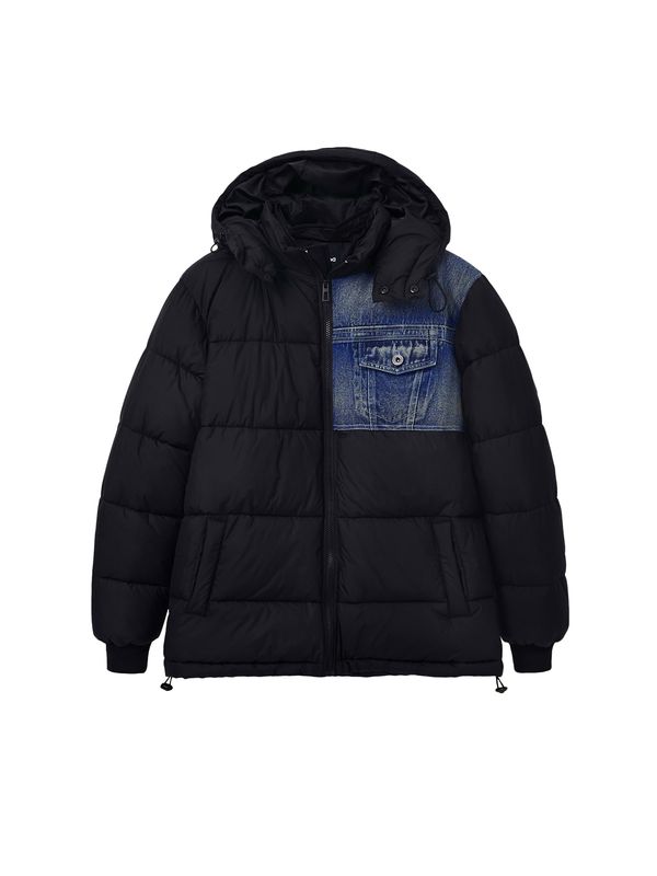 Desigual Desigual Преходно яке 'Egon'  син деним / черно