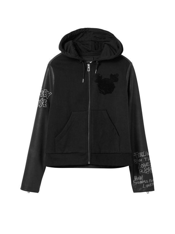 Desigual Desigual Преходно яке 'Mickey Mouse'  червено / черно / бяло