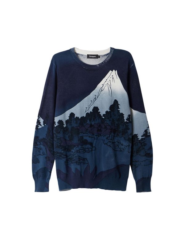 Desigual Desigual Пуловер  синьо / гълъбово синьо / тъмносиньо / бяло