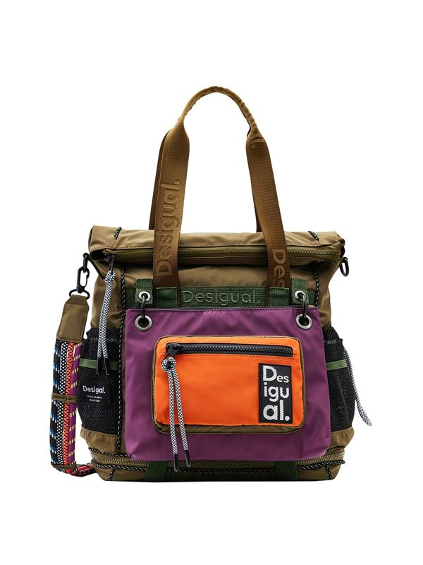 Desigual Desigual Раница  каки / тъмнолилаво / мандарина / черно