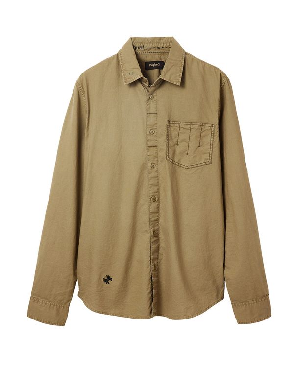 Desigual Desigual Риза 'Cam_Brad'  маслина / черно