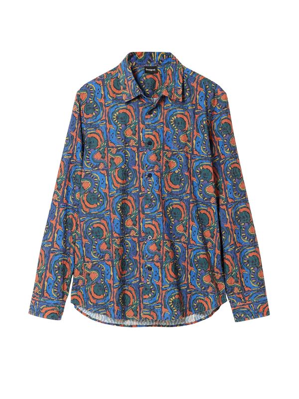 Desigual Desigual Риза  синьо / пъстро