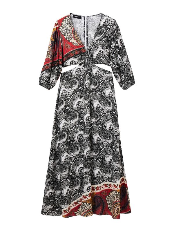 Desigual Desigual Рокля  бежово / алено / черно / бяло