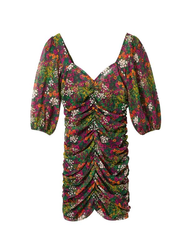 Desigual Desigual Рокля 'Lara'  жълто / зелено / оранжево / розово